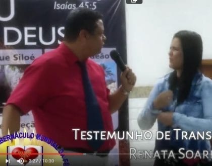 Testemunho de Transfomação Renata Soares